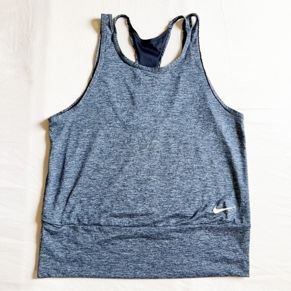 Nike Women’s Dri-Fit Grey Multi-Strap Running Tank